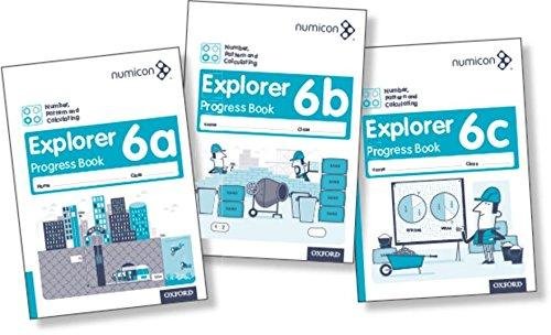 Numicon: Number, Pattern and Calculating 6 Explorer Progress Books ABC (Mixed pack) Tony Wing