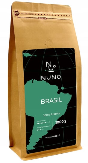 Nuno, kawa ziarnista Brazylia świeżo palona 72h świeża, 1kg Nuno