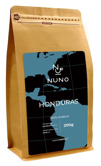 Nuno, kawa ziarnista Honduras Arabika świeża 72h, 200 g Nuno
