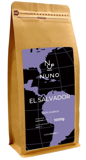 Nuno, kawa ziarnista Salvador Arabika świeża 72h, 1 kg Nuno