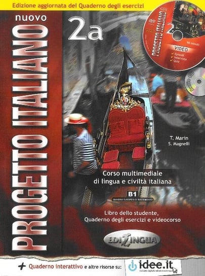 Nuovo Progetto Italiano. Język włoski. Podręcznik. B1 + DVD Magnelli Sandro, Marin Telis
