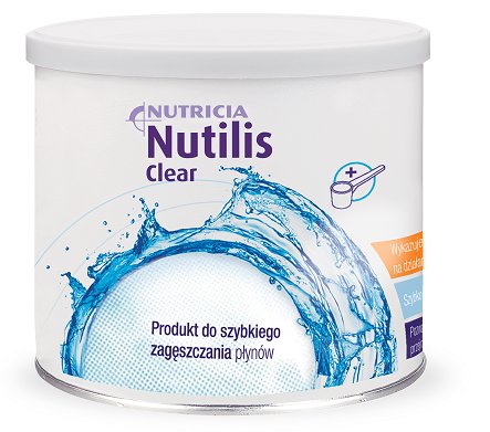 Nutilis Clear, preparat do szybkiego zagęszczania płynów, 175 g Nutricia