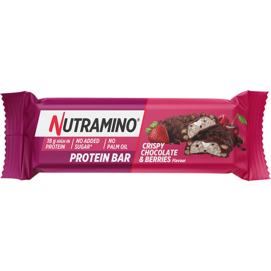 NUTRAMINO Protein Bar 55g BATON BIAŁKOWY Crispy Chocolate Berries Inna marka