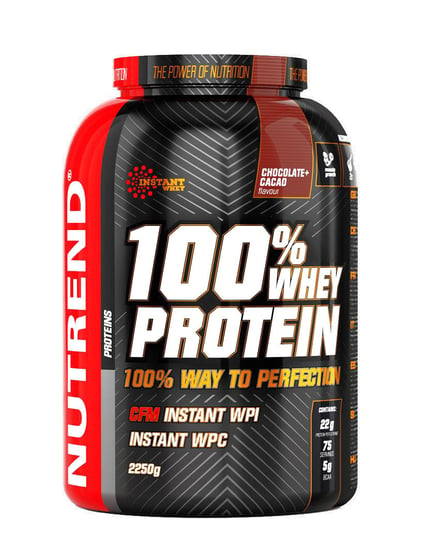 Nutrend - 100% Whey Protein, Chocolate Cocoa, Proszek, 2250g Nutrend