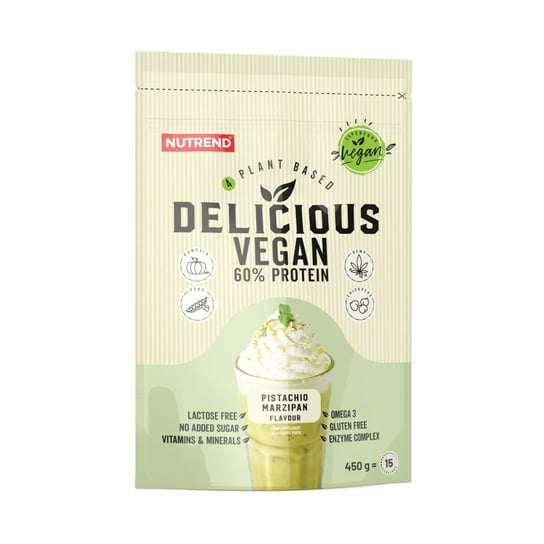Nutrend - Delicious Vegan Protein - 450 g - pistacjowo-marcepanowy Nutrend