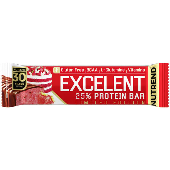 Nutrend Excelent 25% Protein Bar Limited Edition 85G Baton Białkowy Strawberry Cake Nutrend
