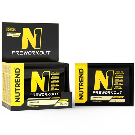 Nutrend N1 Pre Workout 10X17G Red Orange Nutrend