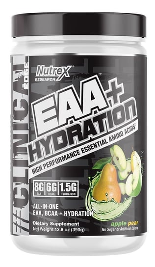 Nutrex - EAA + Hydration, Jabłko Gruszka, Proszek, 390g Nutrex