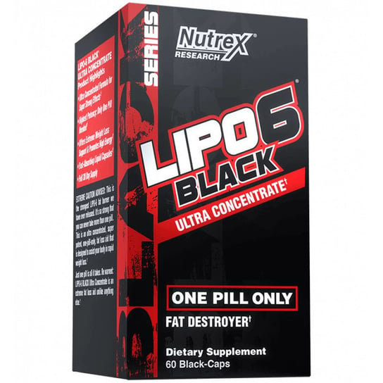 Nutrex Lipo6 Black Ultra Concentrate Suplementy diety, 60 kaps. Nutrex