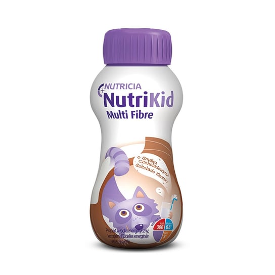 NutriKid Multi Fibre Napój odżywczo-leczniczy dla dzieci o smaku czekolady 200ml NUTRICIA
