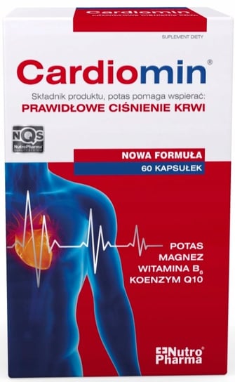 Nutropharma Cardiomin, 60 Potas Magnez Witamina B6 Koenzym Q10 Nutropharma