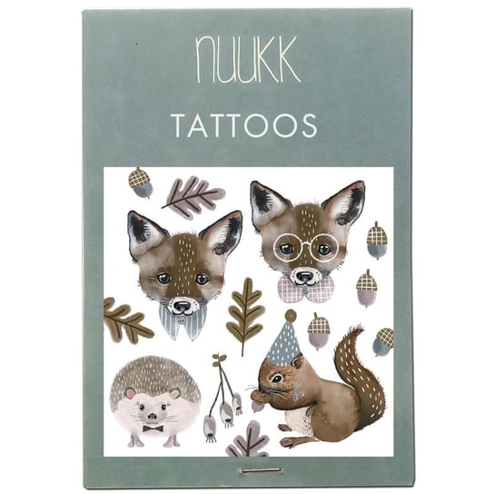 NUUKK - wegański tatuaż dla dzieci FOX AND SQUIRREL Inna marka