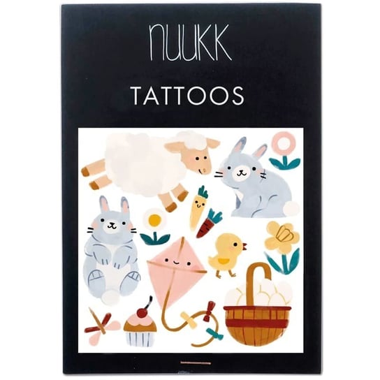 NUUKK - wegański tatuaż dla dzieci SPRING ANIMALS Inna marka