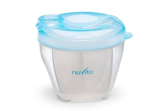 Nuvita, Pojemnik na mleko, 4 przegródki, Pastel Blue Nuvita