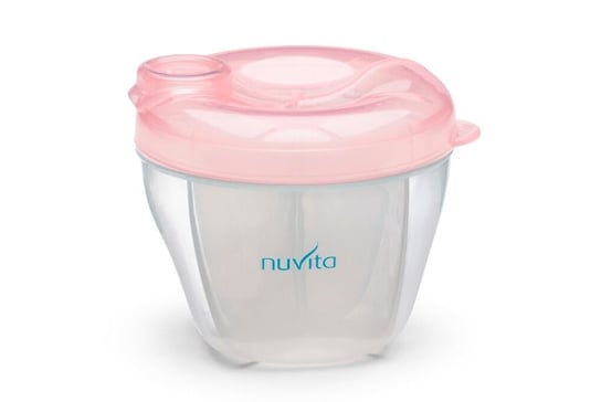 Nuvita, Pojemnik na mleko, 4 przegródki, Pastel Pink Nuvita