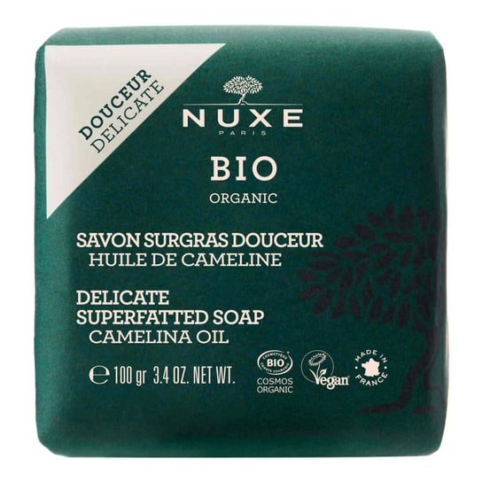 Nuxe Bio, łagodzące ultra-odżywcze mydło do twarzy i ciała, 100 g Nuxe