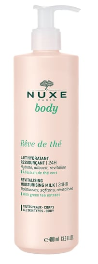 Nuxe Body Reve de Thé, rewitalizujące mleczko nawilżające, 400 ml Nuxe