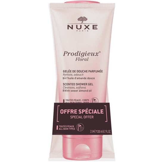 Nuxe, Prodigieux Florale, Żel pod prysznic dwupak, 2x200 ml Nuxe