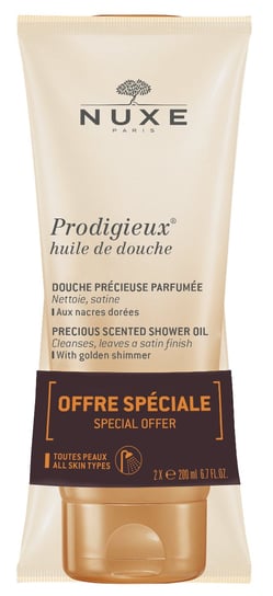 Nuxe Prodigieux, olejek pod prysznic, 200 ml + 200 ml Nuxe