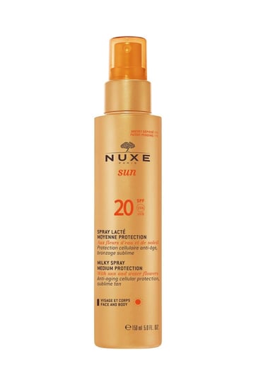 Nuxe, Sun, mleczko do opalania twarzy i ciała, SPF 20, 150 ml Nuxe
