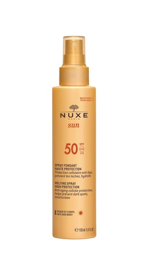 Nuxe Sun, mleczko do opalania twarzy i ciała, Spf 50+, 150 ml Nuxe