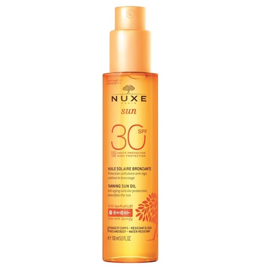 Nuxe, Sun, Ochronny olejek do opalania twarzy i ciała SPF30 spray, 150 ml Nuxe