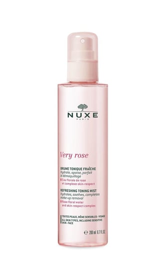 Nuxe Very Rose, tonizująca mgiełka do twarzy, 200 ml Nuxe