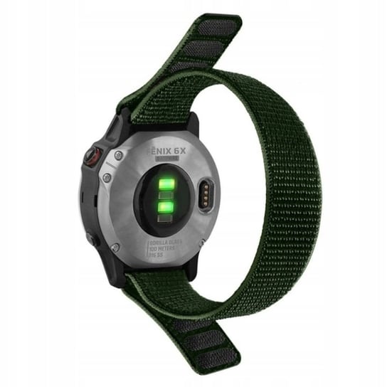 Nylonowy pasek do zegarka smartwatch Garmin Fenix 5 / 6 / 7 / Instinct , Epix , Epix 2 , Forerunner 935 / 945 / 955 opaska bransoleta Inny producent