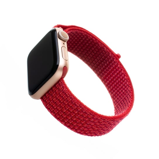 Nylonowy pasek FIXED do Apple Watch 38/40/41 mm, czerwony FIXED