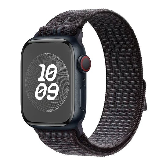 Nylonowy pasek opaska sportowa do Apple Watch 1/2/3/4/5/6/7/8/9/10/SE/Ultra 1/2 44/45/46/49mm (Czarny) D-pro