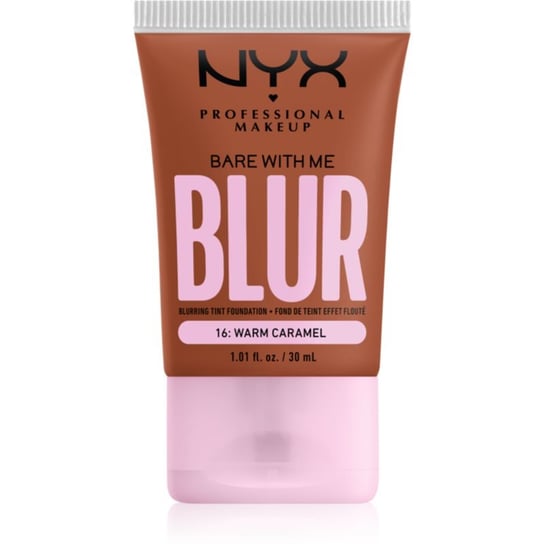 NYX Professional Makeup Bare With Me Blur Tint podkład nawilżający odcień 16 Warm Caramel 30 ml Inna marka