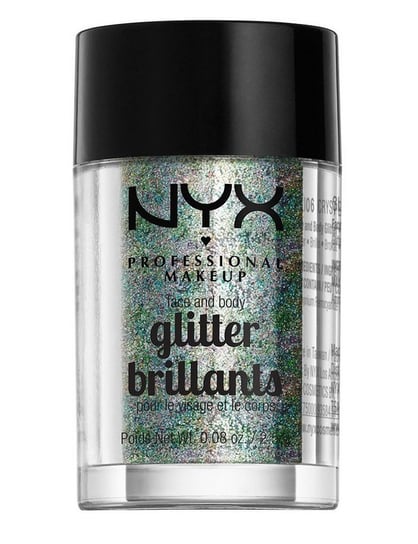 NYX Professional MakeUp, brokat do twarzy i ciała 06 Crystal, 2,5 g NYX Professional MakeUp