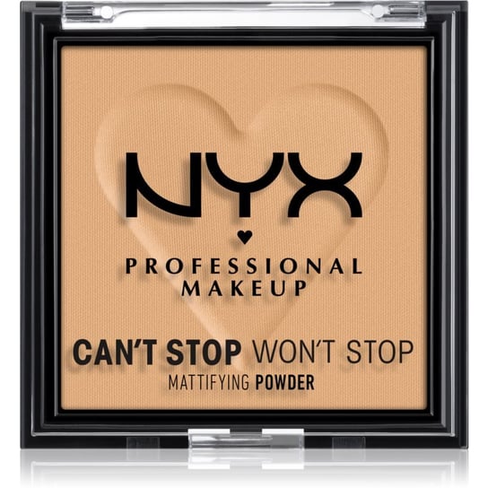 NYX Professional Makeup Can't Stop Won't Stop Mattifying Powder puder matujący odcień 05 Golden 6 g NYX Professional MakeUp