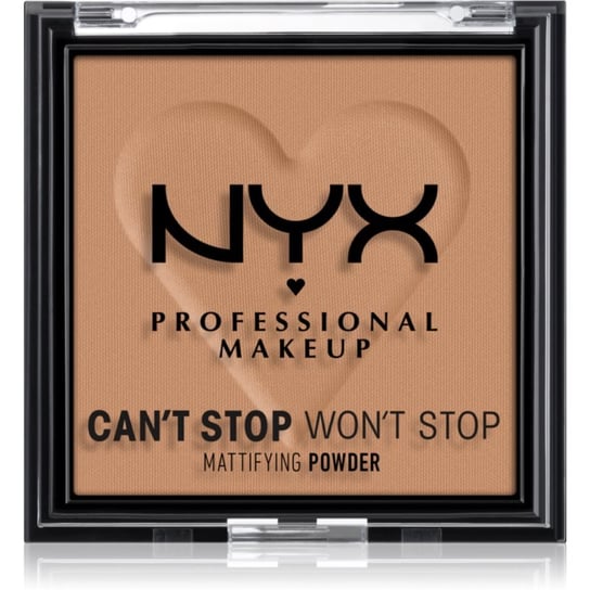 NYX Professional Makeup Can't Stop Won't Stop Mattifying Powder puder matujący odcień 07 Caramel 6 g NYX Professional MakeUp