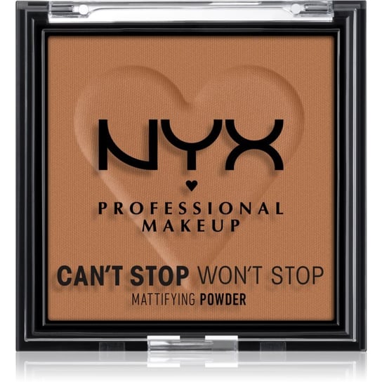 NYX Professional Makeup Can't Stop Won't Stop Mattifying Powder puder matujący odcień 08 Mocha 6 g NYX Professional MakeUp