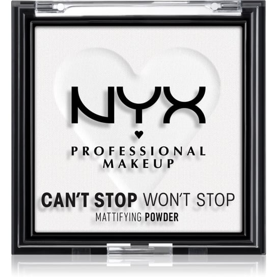 NYX Professional Makeup Can't Stop Won't Stop Mattifying Powder puder matujący odcień 11 Bright Translucent 6 g NYX Professional MakeUp