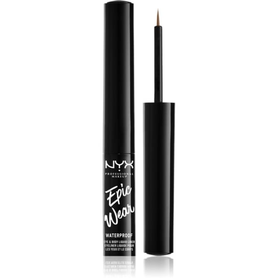 NYX Professional Makeup Epic Wear Metallic Liquid Liner długotrwały eyeliner w żelu odcień 04 - Brown Metal 3,5 ml NYX