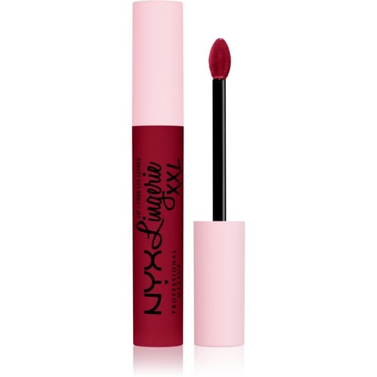 NYX Professional Makeup Lip Lingerie XXL pomadka w płynie o matowym wykończeniu odcień 22 - Sizzlin 4 ml Inna marka