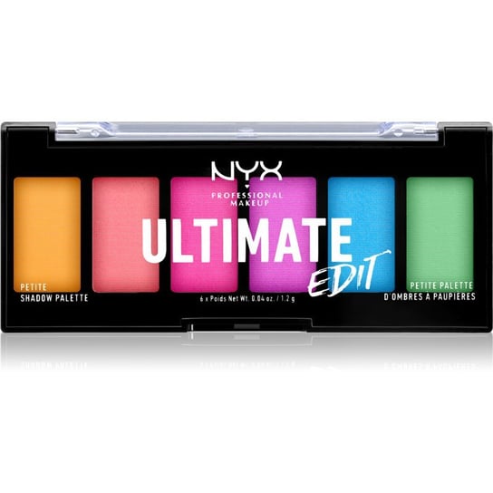 NYX Professional Makeup Ultimate Edit Petite Shadow paleta cieni do powiek odcień 02 Brights 6x1.2 g NYX Professional MakeUp