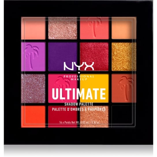 NYX Professional Makeup Ultimate Shadow Palette paleta cieni do powiek odcień 13 - Festival 16 x 0.83 g NYX Professional MakeUp