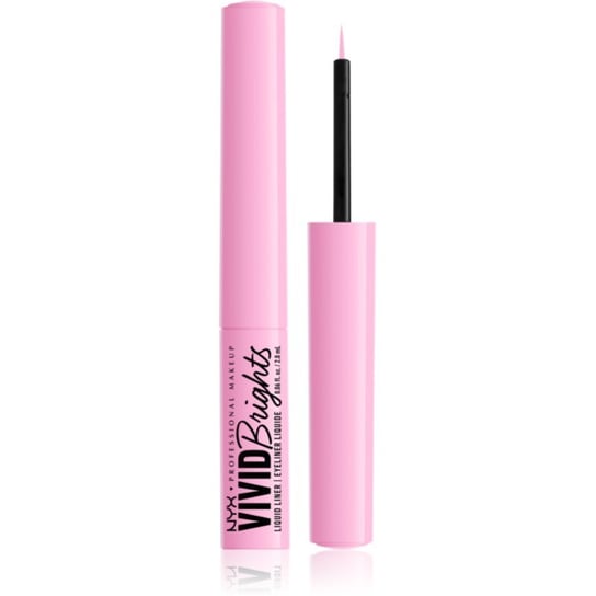 NYX Professional Makeup Vivid Brights eyeliner w płynie odcień 09 Sneaky Pink 2 ml NYX