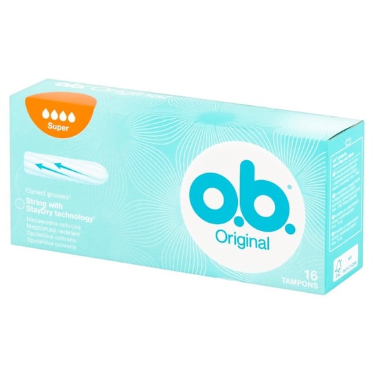 O.B., Original Super, tampony, 16 szt. O.B.