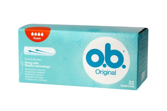 O.B., Original Super, tampony, 32 szt. O.B.