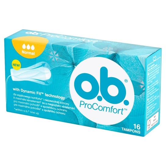 O.B., ProComfort, komfortowe tampony Normal, 16 szt. O.B.