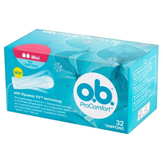 O.B.,ProComfort Mini, tampony, 32 szt. O.B.