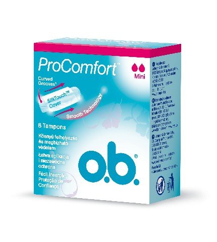 O.B. ProComfort Mini, tampony, 8 szt. OB