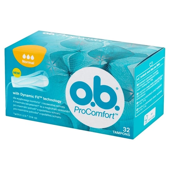 O.B.,ProComfort Normal, tampony, 32 szt. O.B.