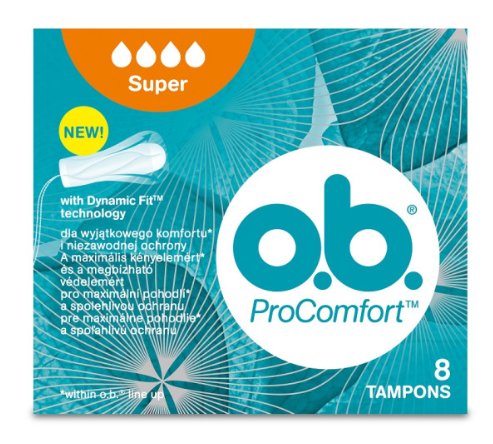 o.b. procomfort tampony super 8szt O.B.