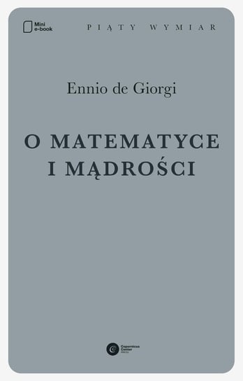 O matematyce i mądrości De Giorgi Ennio