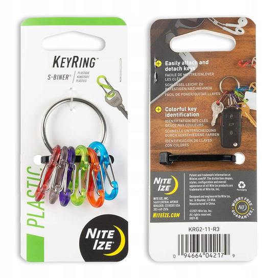 O-Ring do kluczy Nite Ize KeyRing S-Biner Nite ize